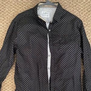 Men’s Black Button Up